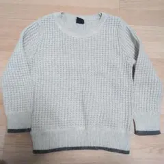 babyGap ベージュ 編み込みトレーナー