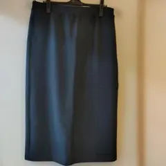 未使用ユニクロ ストレッチダブルフェイスナローロングスカートBlack タグなし