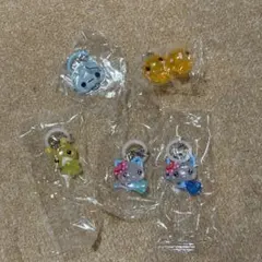 平成ファンシーめじるし　ぷくぷくあわわちゃんプチドロップ風めじるし 5点セット
