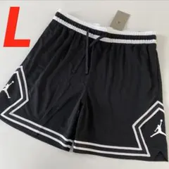 ジョーダン ナイキ バスパン L ダイアモンド メッシュショーツ 黒 新品