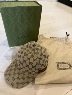 GUCCI GGキャンバス ベースボールキャップ