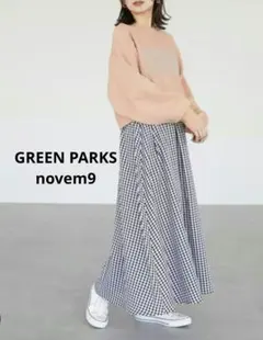 GREEN PARKS novem9　大人可愛い♡ギンガムチェックスカートのサムネイル