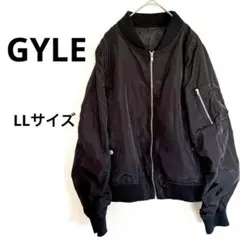 1844M ジル　GYLE MA-1 ジャケット　アウター　上着　LL 黒　秋冬