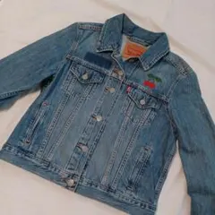 Levi's デニムジャケット Mサイズ チェリー刺繍