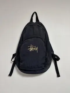 オールドステューシー　ナイロンリュック　黒　　90年代　レア STUSSY - 90s STUSSY OUTDOOR オールドステューシー バッグ