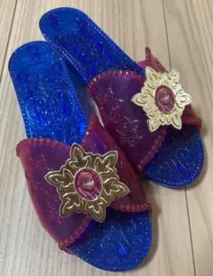 ディズニープリンセス　アナと雪の女王　アナ　ヒールサンダル　キッズ　サンダル