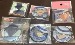 名探偵コナン　怪盗キッド　缶バッジ　6点セット