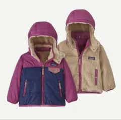 patagonia ベビー・リバーシブル・トリブルズ・フーディ