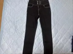 アベイルレディース デニムハイウエストスキニーパンツ