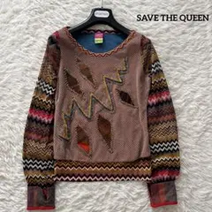 SAVE THE QUEEN! 長袖カットソー イタリア製 save the queen イタリア製 カットソー M - メルカリ