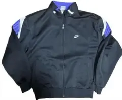 銀タグ　90sNike トラックジャケット 黒/紫