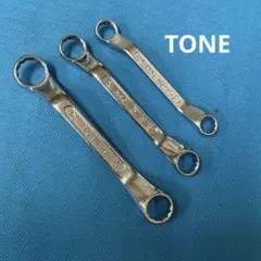 [750-1]TONE／トネショートメガネレンチ M46 3サイズセット