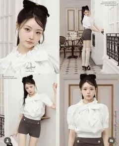 Lapion and Chouchou Shirt Blouse ホワイトのサムネイル