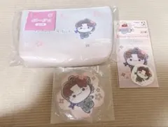 フリューくじ 忍たま乱太郎 山田利吉 ポーチ ステッカー クリアカード アクスタ