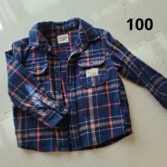 RADCHAP チェックシャツ 100cm 長袖シャツ ブランシェス