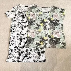 JEANASIS 他　タイダイ柄Tシャツワンピース、ビッグTシャツ　2点セットのサムネイル