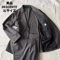 美品 DESCENTE デサント セットアップ 3L グレー ストレッチ 洗濯可のサムネイル