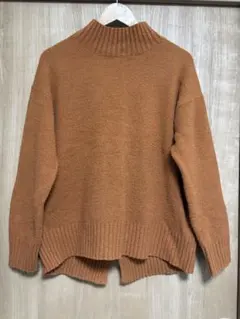 M*k様 ボア風ブラウンハイネックセーター