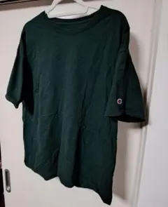 Champion ダークグリーン Tシャツ XL