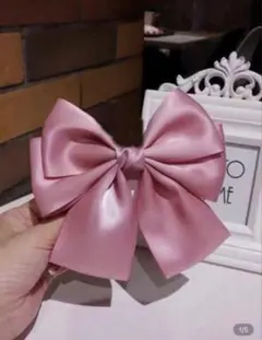 リボン バレッタ