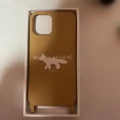 MAISON KITSUNÉ iPhoneケース iPhone12キャメル