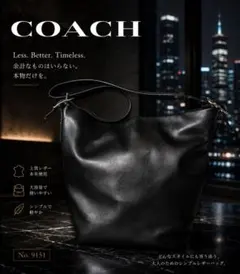 OLD COACH ショルダーバッグ ブラック 本革 ワンショルダー 大容量のサムネイル