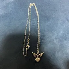 s925 ハートと翼のネックレス
