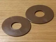 목검 가위, 2개 세트, 브라운