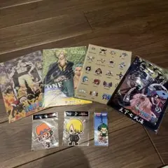 ONE PIECE クリアファイル・ステッカー　まとめ売り
