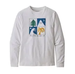 ボーイズ・ロングスリーブ・グラフィック・オーガニック・Tシャツ