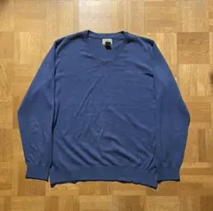 L.L.Bean 90s 00s L-REG コットン カシミヤ Vネックニット