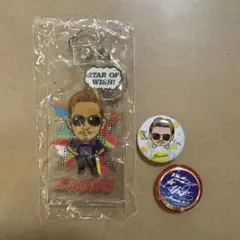 EXILE ATSUSHI キーホルダー&缶バッチセット