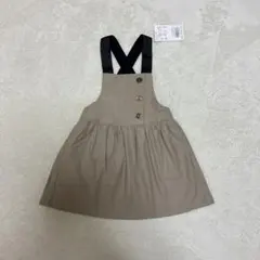 新品未使用タグ付き　100cm ブランシェス　サス付きスカート　ジャンスカ