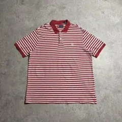 CHAPS ポロシャツ 半袖 ボーダー柄 ビッグサイズ チャップスのサムネイル