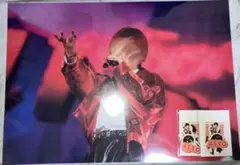 アンプタックカラーズ　あっとくん　クリアポスター　ステッカー