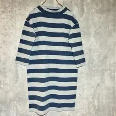 ✨良品✨ リルニーナ 【M】 ワンピース チュニック カジュアル ボーダー ラフのサムネイル