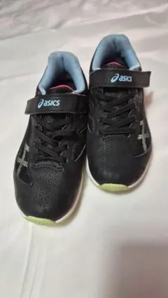 YSMMSK様専用 asics 黒 スニーカー マジックテープ付き