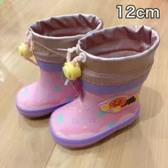 アンパンマン ピンク 12cm ムーンスター レインシューズ 長靴 保育園