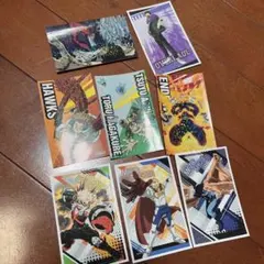 8枚セット僕のヒーローアカデミア　ヒロアカ　ウエハース　デコステッカーまとめ売り