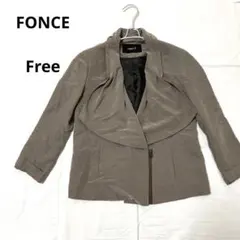 FONCE /フォンセ ジャケット ジップアップ カーキ テーラード カジュアルのサムネイル