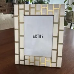 ACTUS ホワイトゴールド フォトフレームのサムネイル