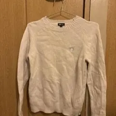 カウズ ウィンター ラムクルーネックセーター