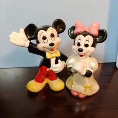 ミッキー＆ミニー ウェディングフィギュア】♬オルゴールミッキー