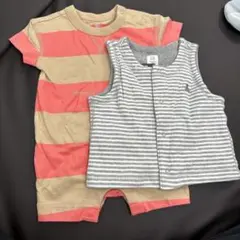 baby GAP ロンパース と　リバーシブルベスト