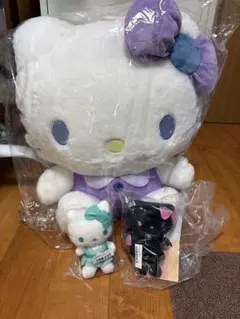 ハローキティ ぬいぐるみ 3点セット 新品未開封 タグ付 オンクレ景品A