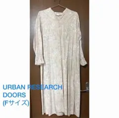 URBAN RESEARCH DOORS 花柄シャツワンピース Fサイズ