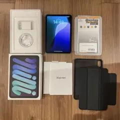 超美品 iPad mini 7 256GB WiFi セルラー 高級フィルム貼済