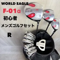 【メンズ右】ワールドイーグル F-01α ゴルフクラブセット　初心者