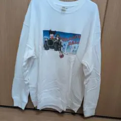 ドラゴンボールトレーナー スウェット ユニクロ 白 XL