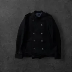 archive wool napoleon jacket y2k 黒